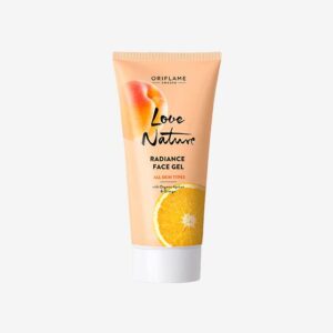 Face gel with organic apricot and orange extract