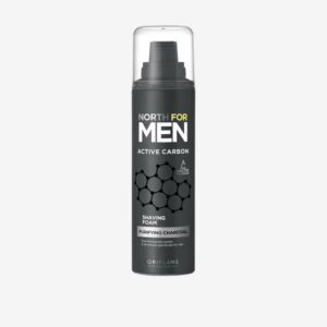 North for Men Active carbon shaving foam