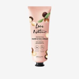 Love Nature Protecting Hand& Nail Cream with Organic Macadamia Oil