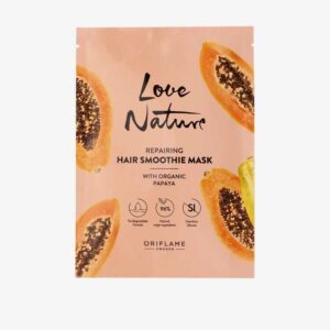 LOVE NATURE Repairing Hair Smoothie Mask with Organic Papaya