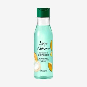 LOVE NATURE Refreshing Shower Gel with Organic Coconut Water & Melon